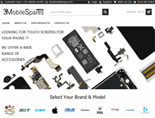 Tablet Screenshot of mobilespares.in